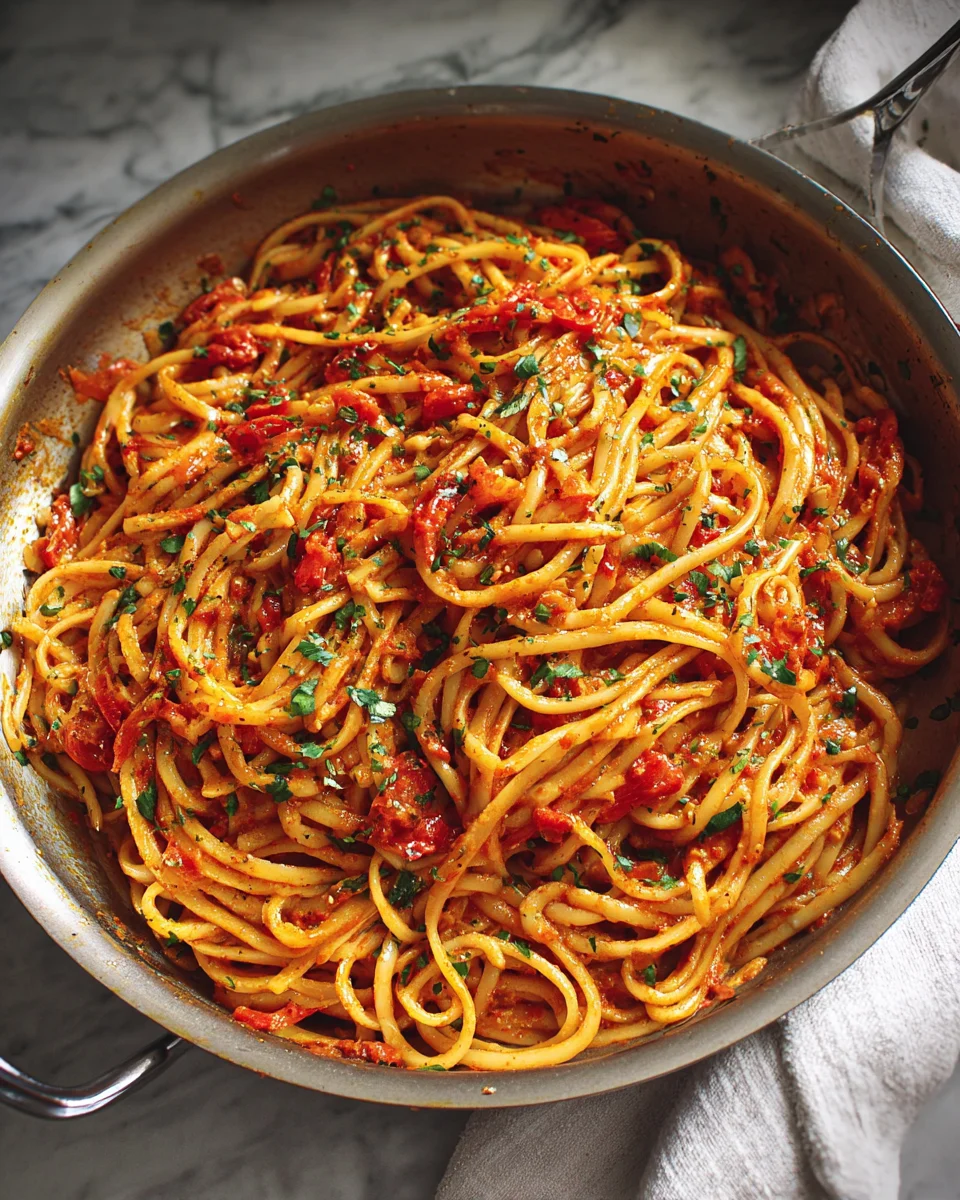 One Pot Creamy Tomato Pasta