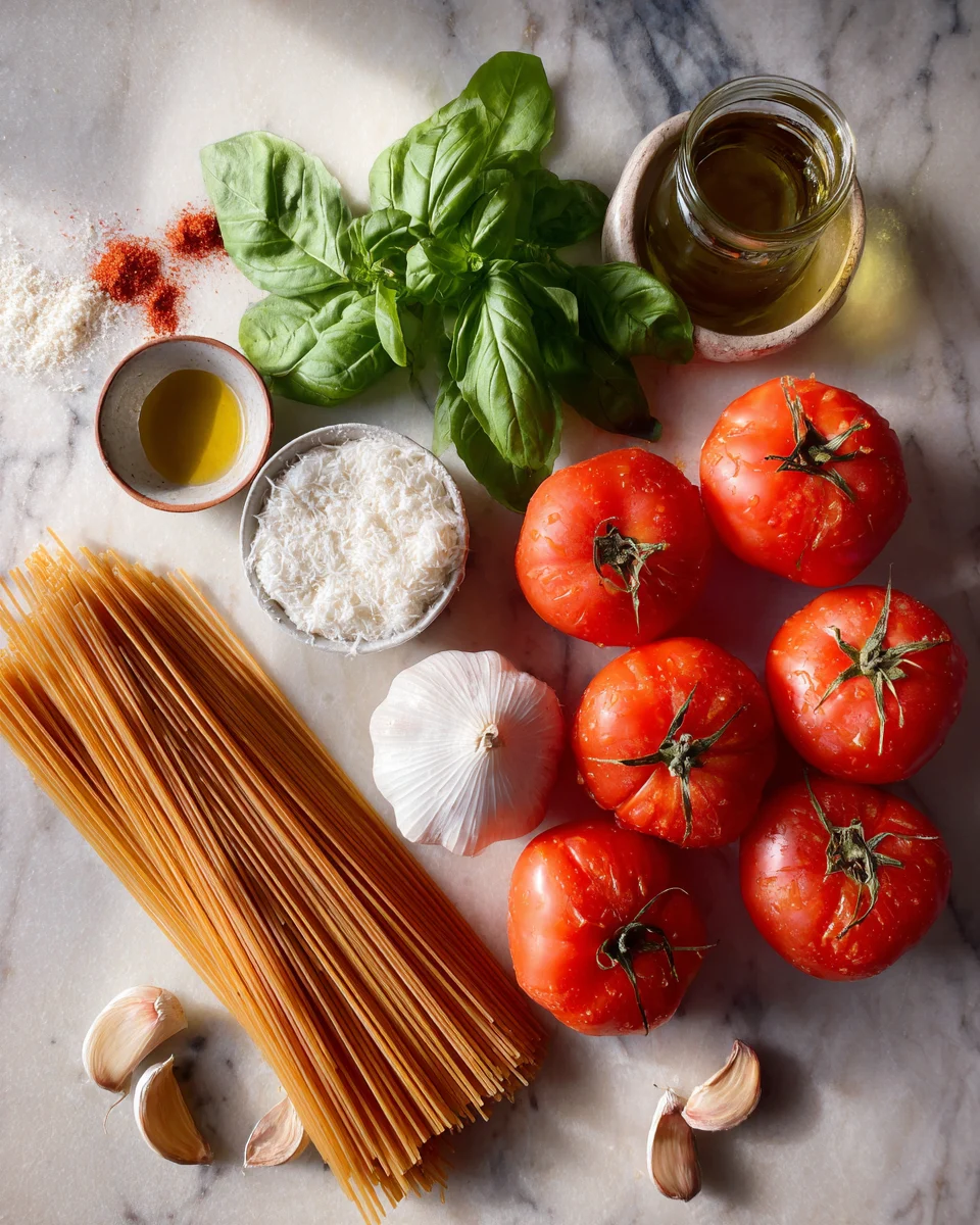 One Pot Tomato Basil Pasta