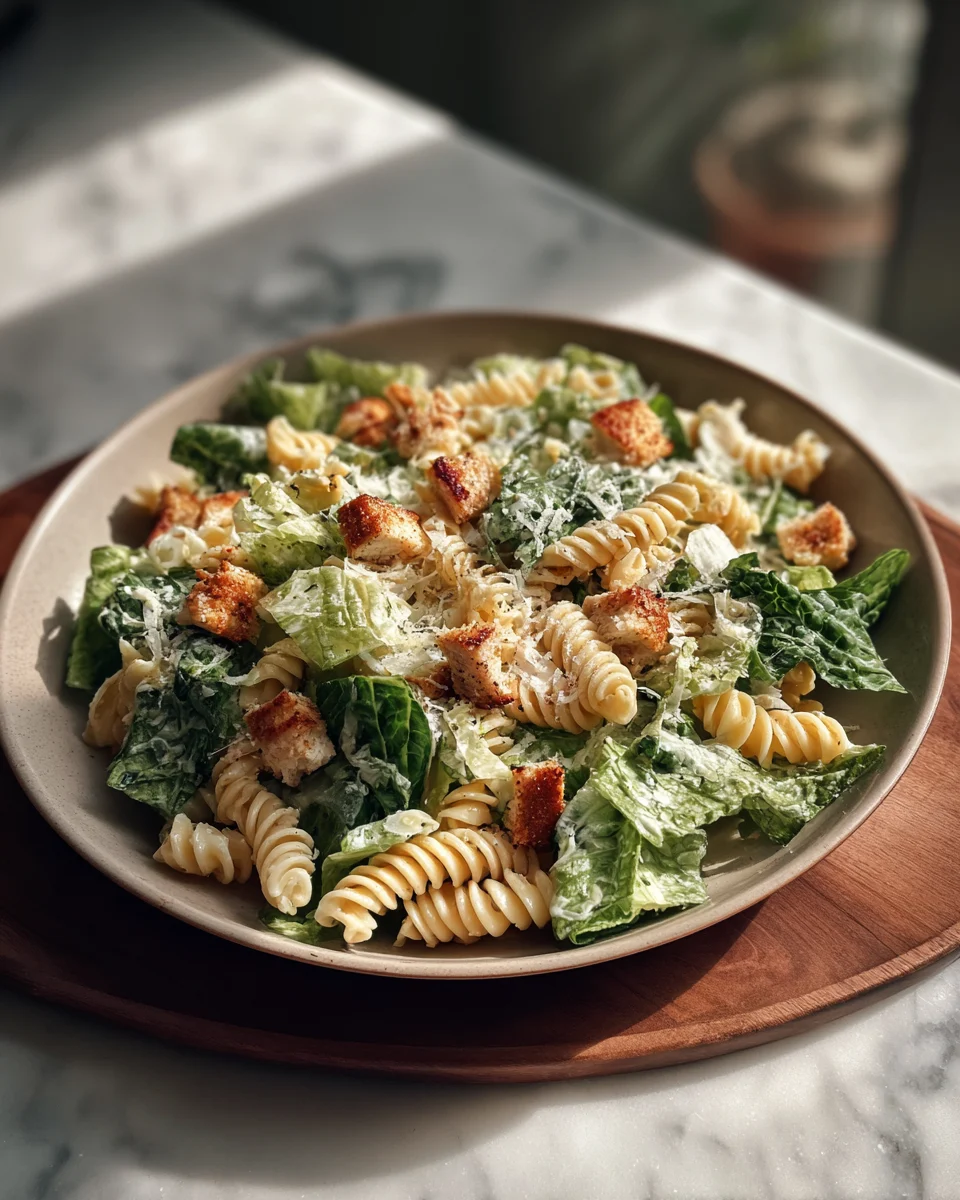 Pasta Caesar Salad Recipe
