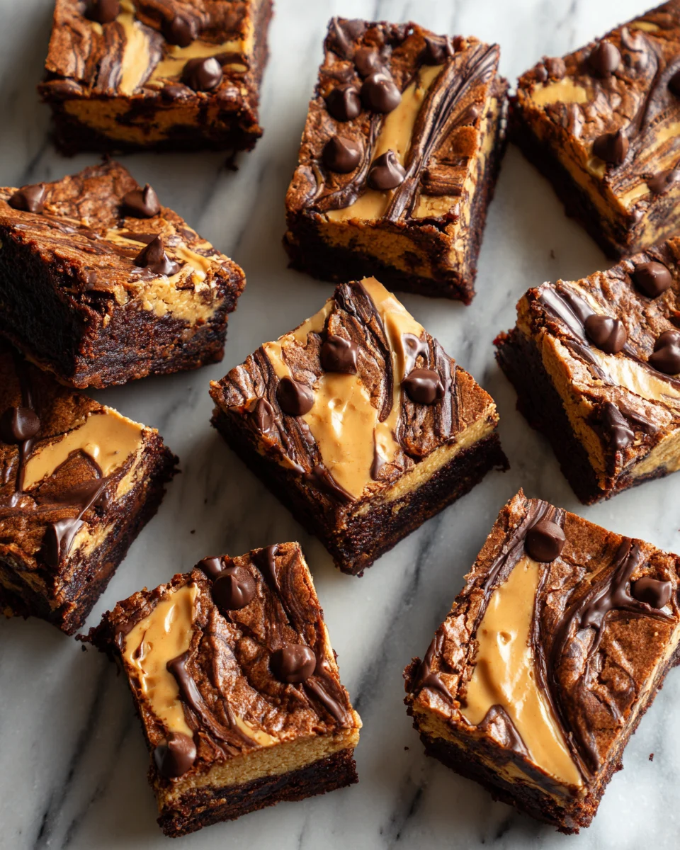 Peanut Butter Chocolate Brownie Bars
