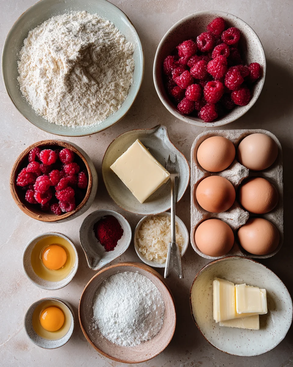 Raspberry White Chocolate Muffin Cake