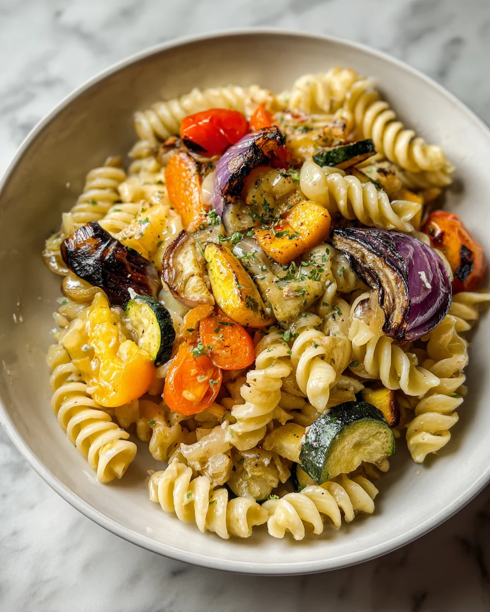 Roasted Vegetable Pasta Bowl