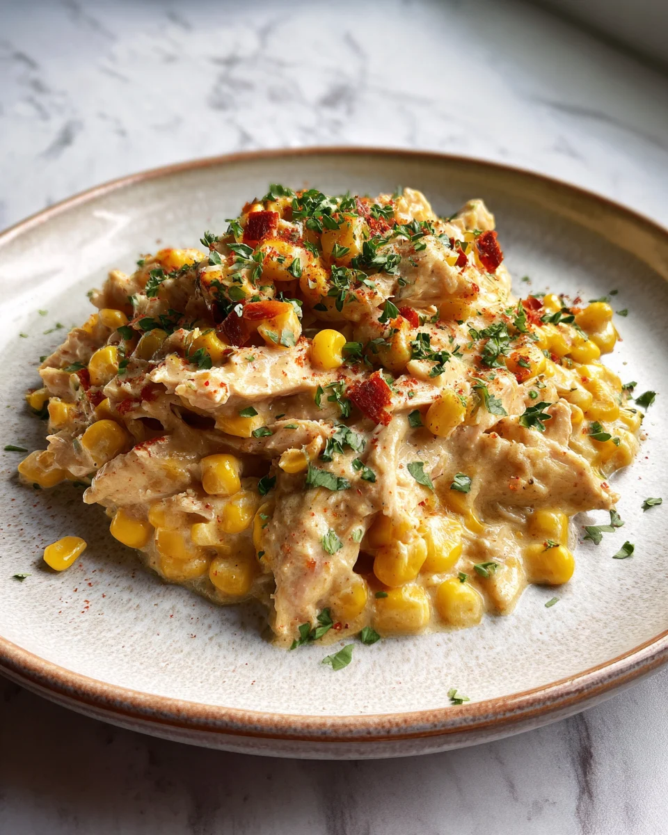 Slow Cooker Creamy Chicken And Corn