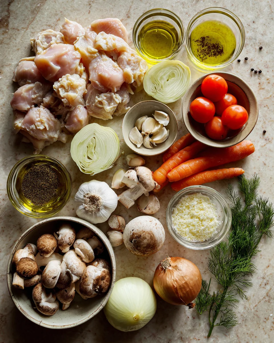 Slow Cooker Garlic Butter Chicken Stew