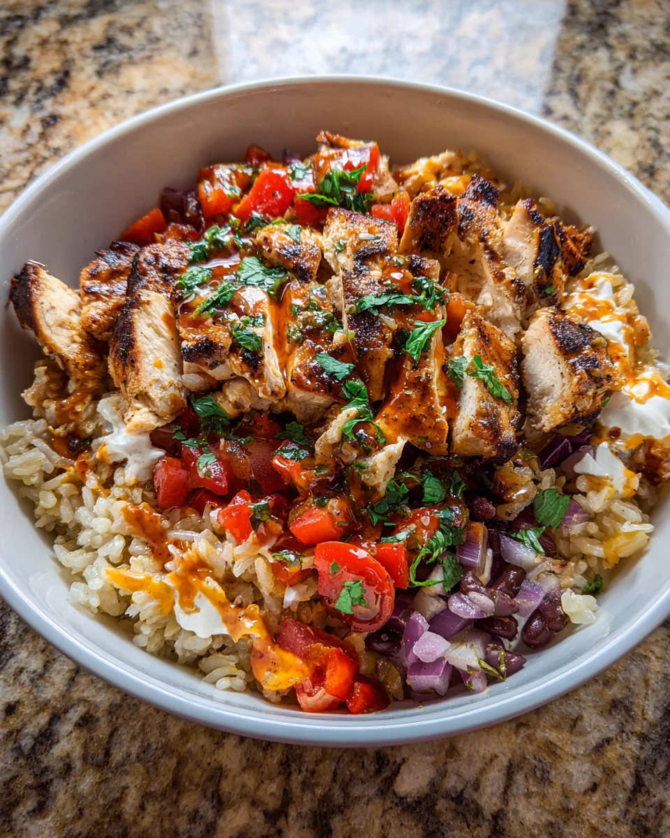 Spicy Chipotle Chicken Bowl Recipe