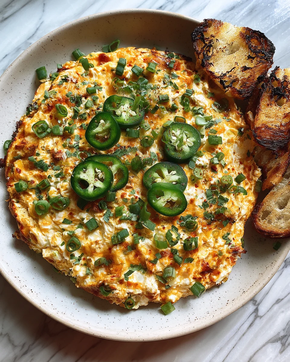 Spicy Roasted Jalapeño Cowboy Cream Cheese Dip