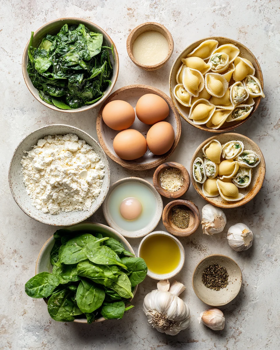 Spinach Ricotta Pasta Shells: A Family Favorite