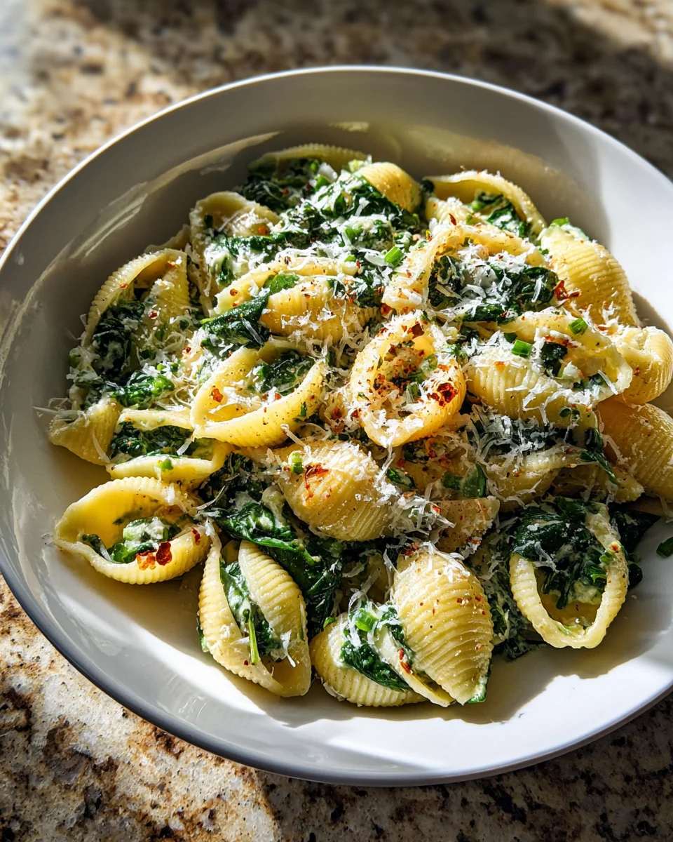 Spinach Ricotta Pasta Shells: A Family Favorite