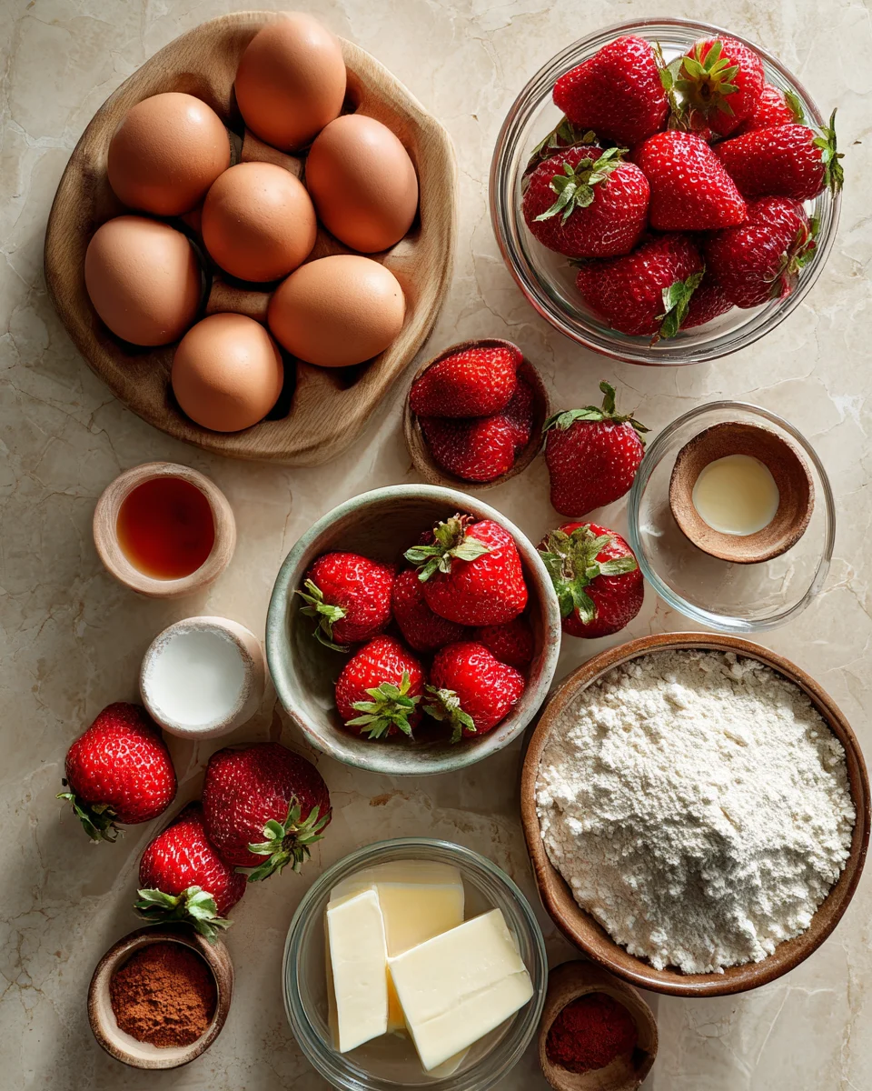 Strawberry Vanilla Custard Danish Bake
