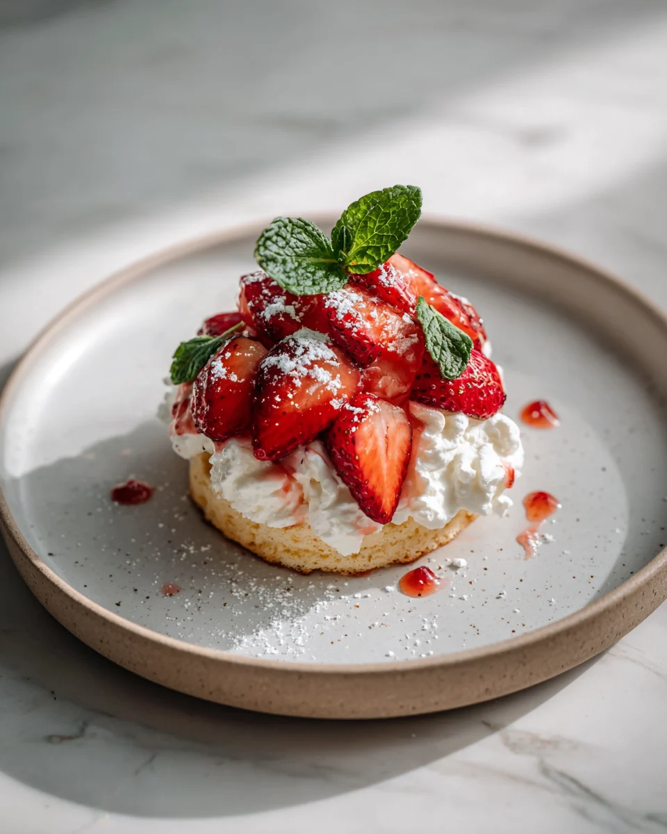 Strawberry Vanilla Sweet Cream Foam