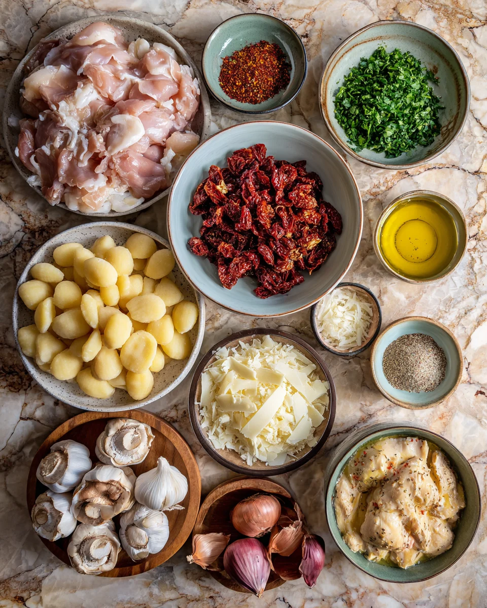 Sun Dried Tomato Chicken Gnocchi Soup