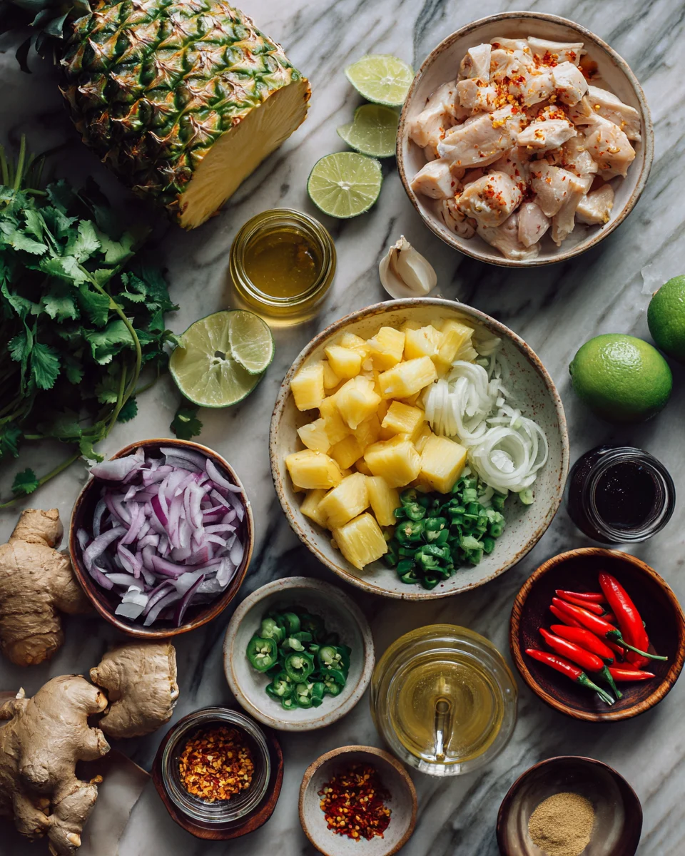 Sweet Chili Pineapple Chicken Bowl