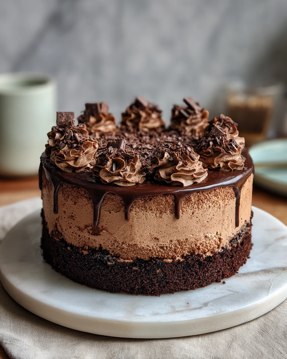 Triple Chocolate Fudge Layer Cake