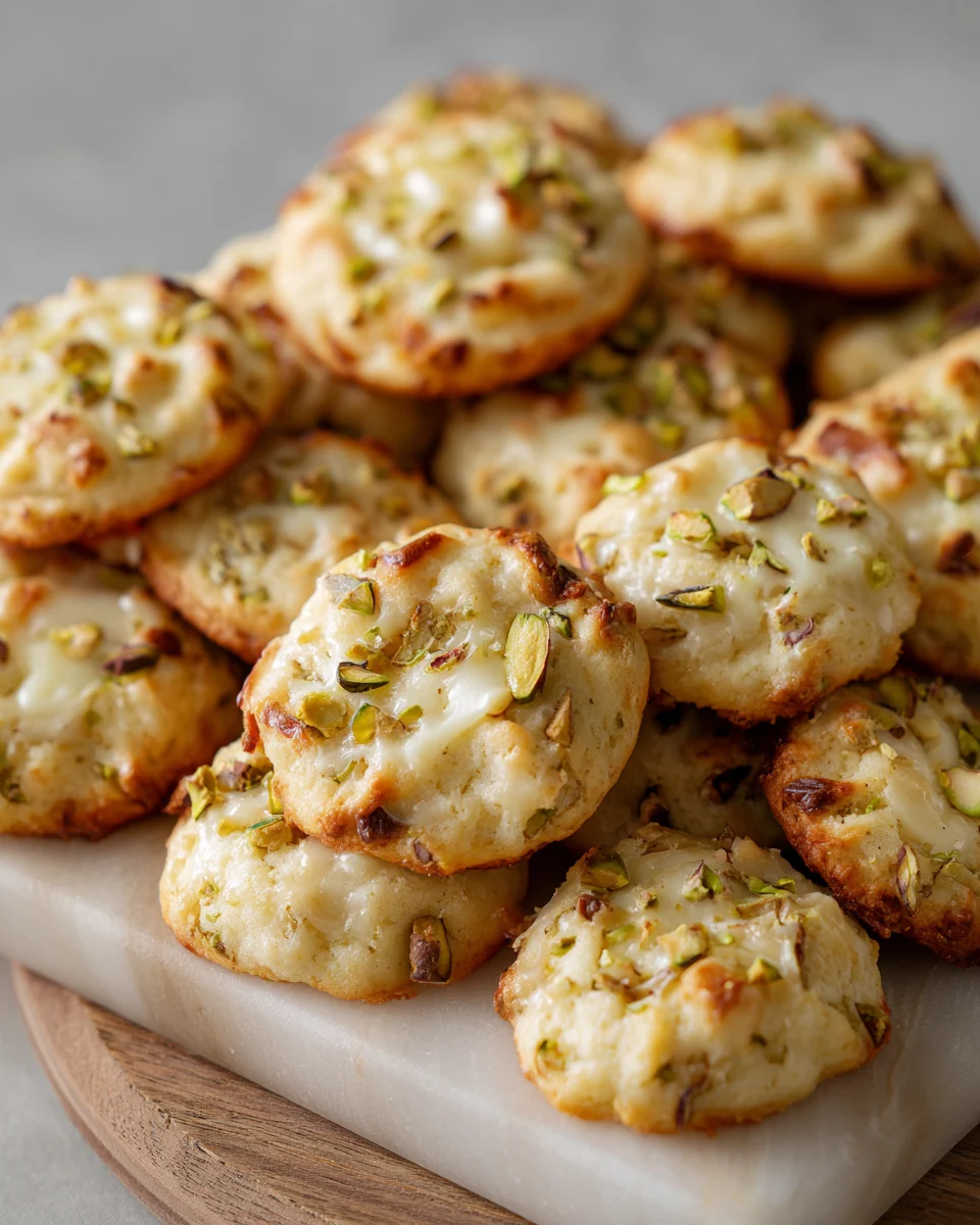 White Chocolate Pistachio Cookie Bites: A Sweet Delight