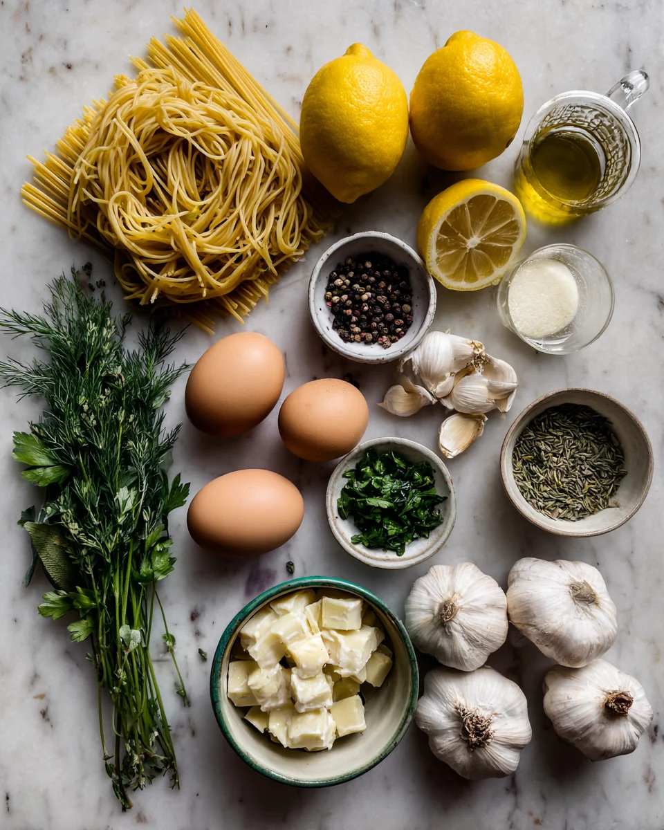 Zesty Lemon Pasta with Herbs