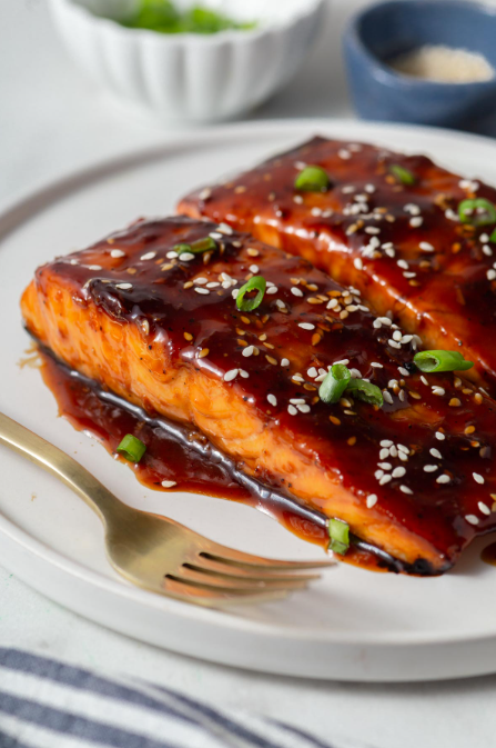 Make delicious Air Fryer Honey Salmon with this easy honey garlic recipe. Quick to prepare, it's perfect for a healthy and tasty family meal