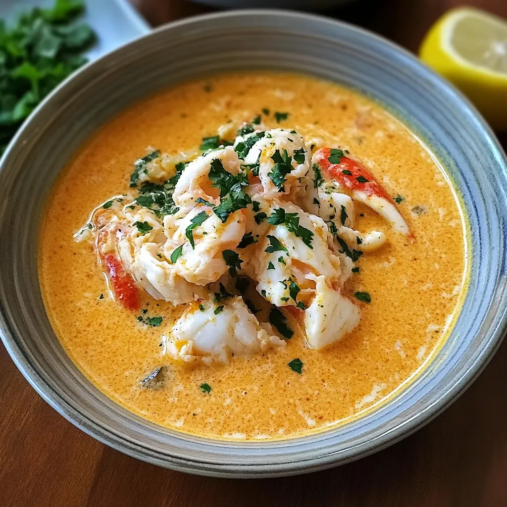 Rich and Creamy Crab Bisque