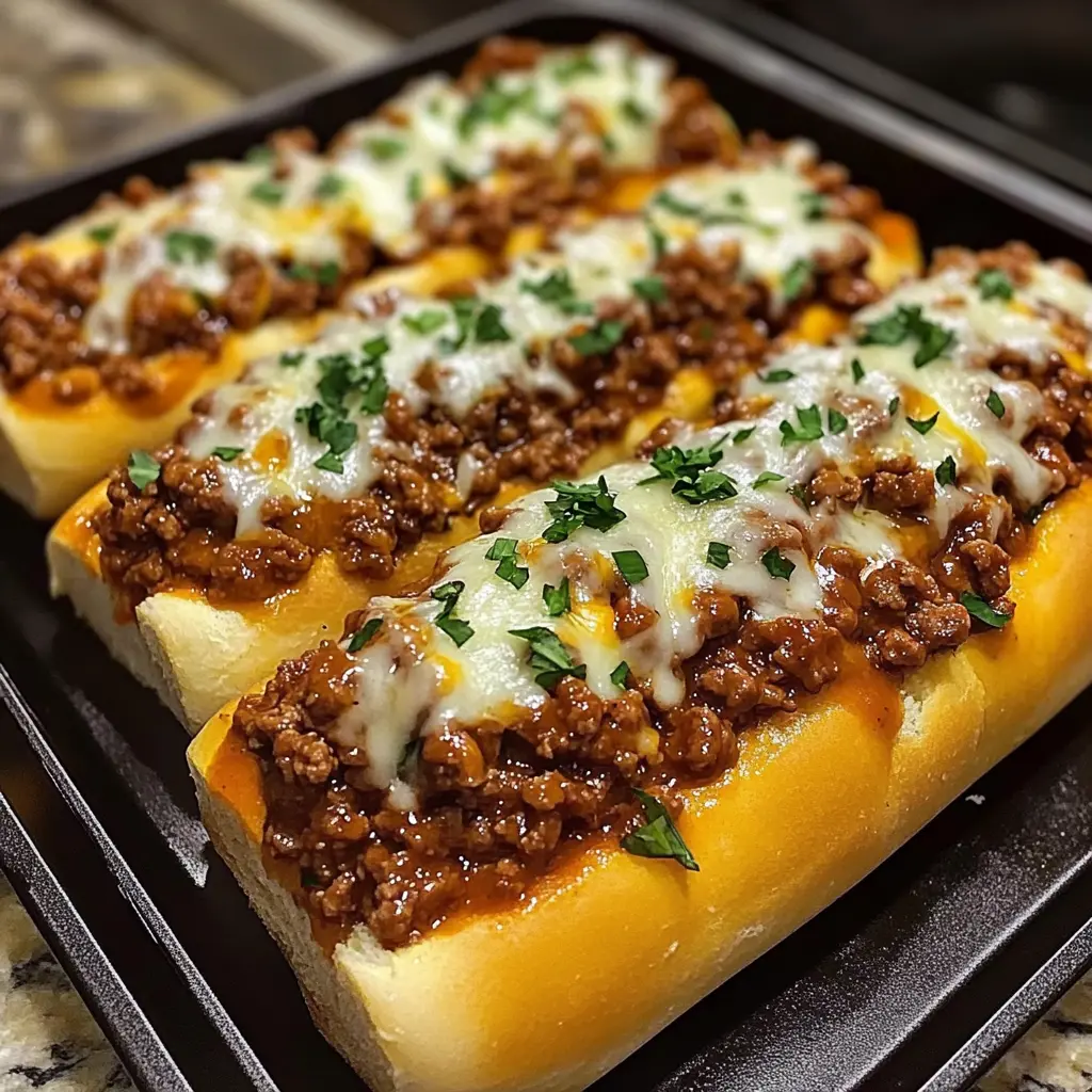 Garlic Bread Sloppy Joes