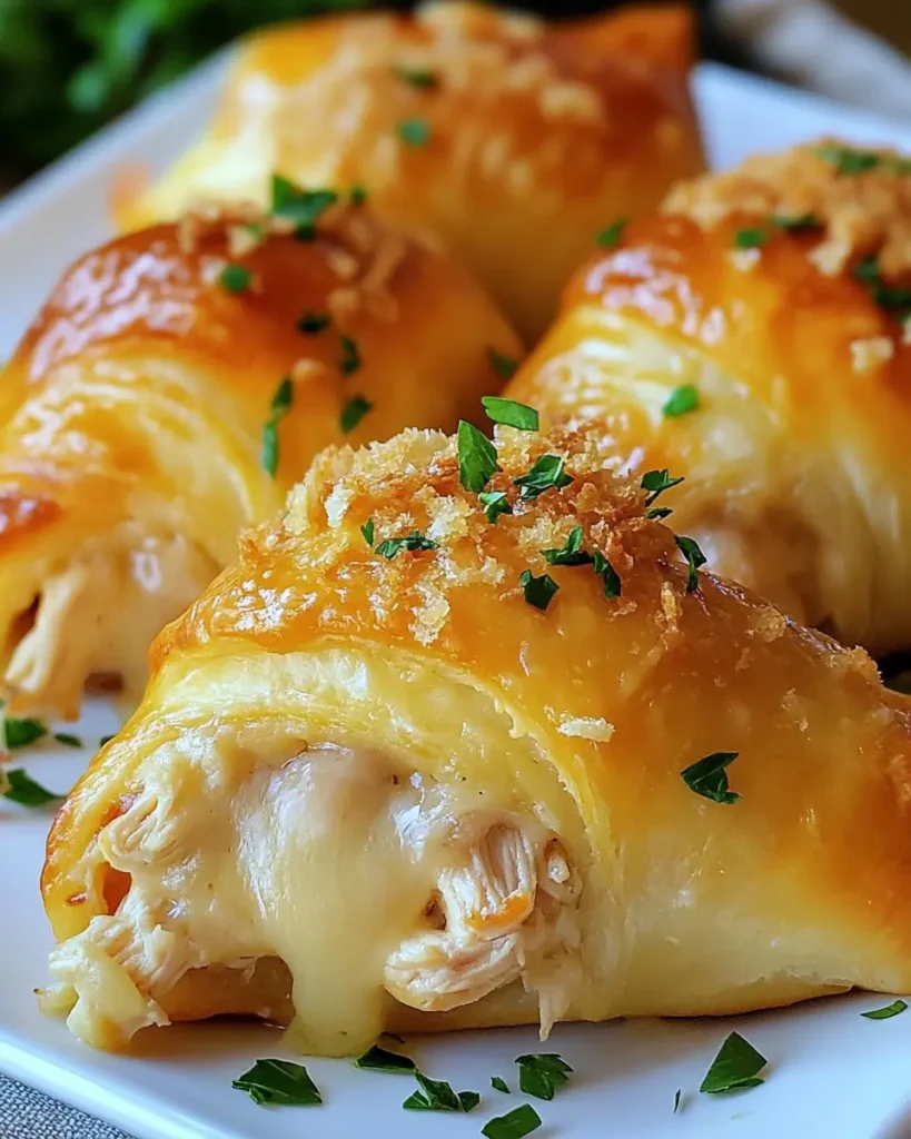 Chicken Stuffed Crescent Rolls 
