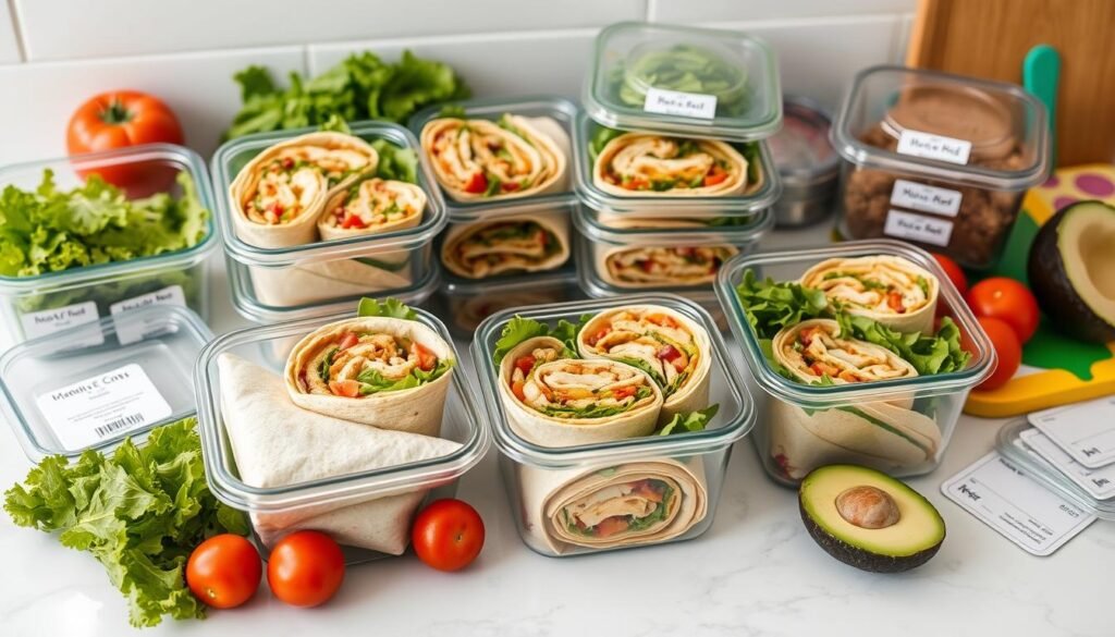 Meal Prep Chicken Wraps Storage Tips