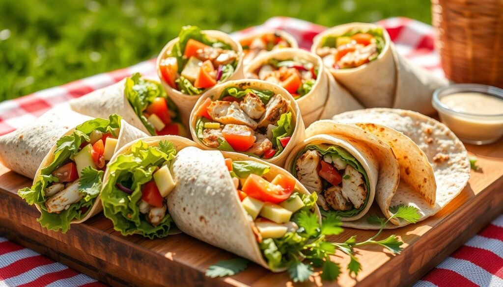 wrap grilled chicken