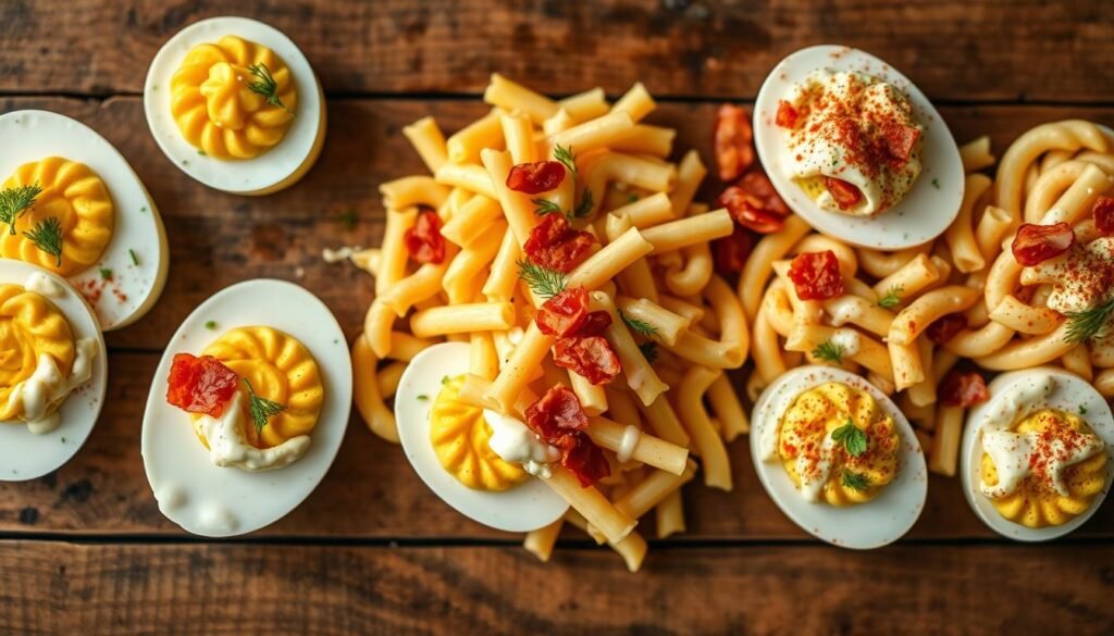 Deviled Egg Pasta Salad Variations