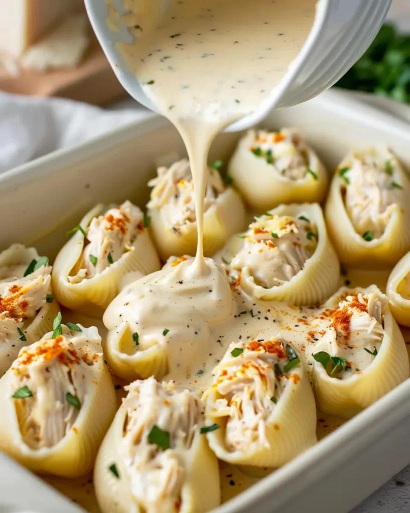 Creamy-Cajun-Chicken-Stuffed-Shells-Prep-Step2-notesrecipes  