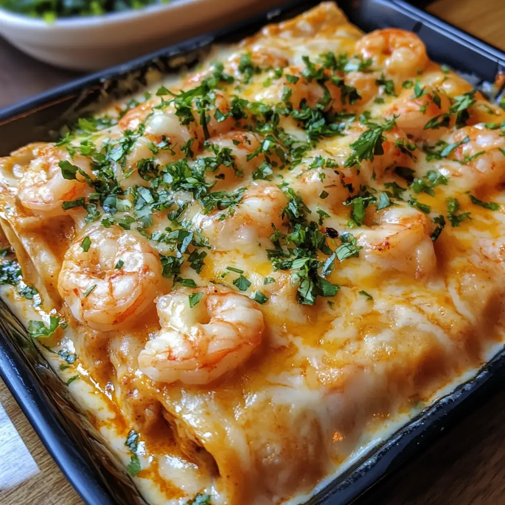 Creamy Shrimp Enchiladas