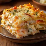 Seafood Lasagna with Lobster and Shrimp