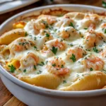 Creamy Seafood Stuffed Shells