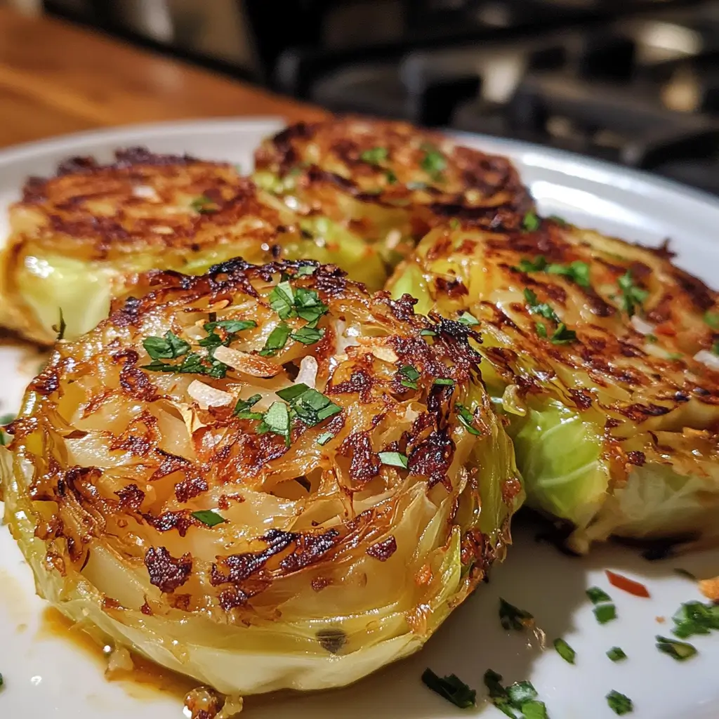 Oven-Baked Cabbage Burgers