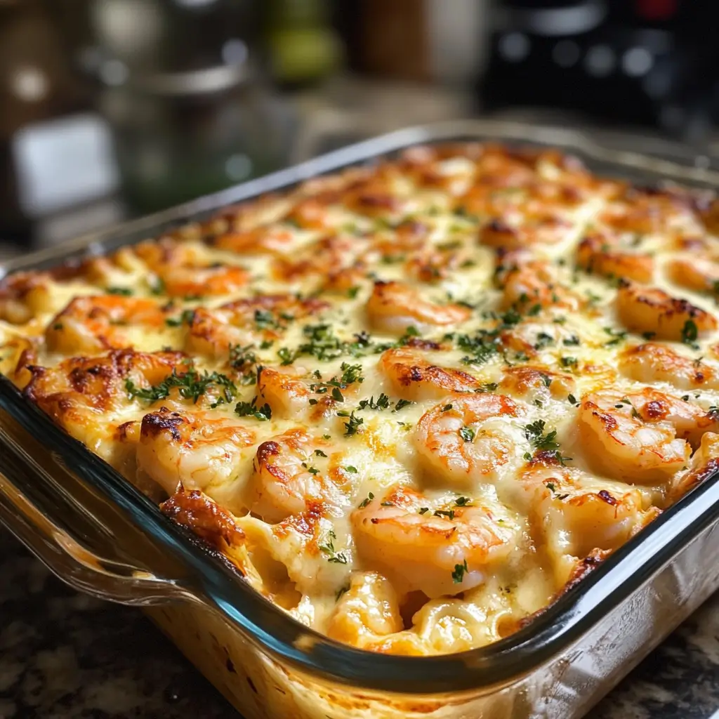 Decadence with Shrimp Scampi Lasagna Delight