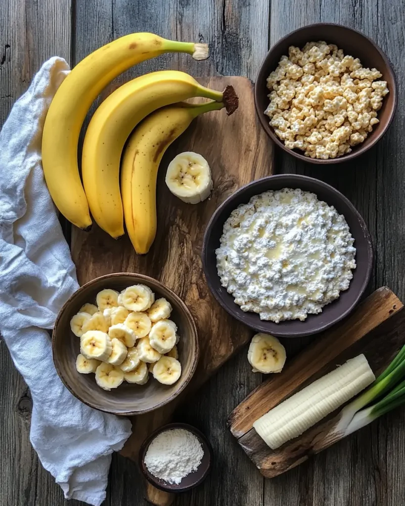 Banana Pudding Rice Krispie Treats ingrediants