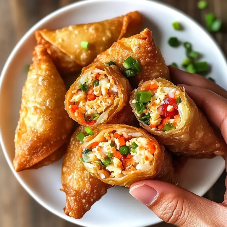 Crab Rangoon Egg Rolls