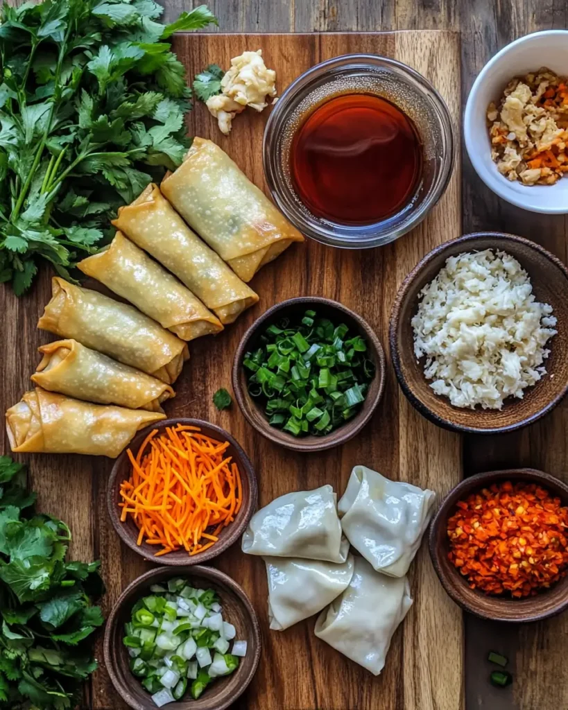 Crab Rangoon Egg Rolls ingrediants
