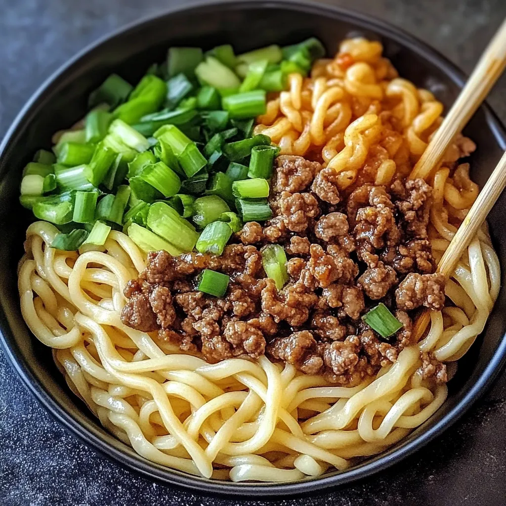 Photo of featured for Whip Up Delicious 15 Minute Mongolian Noodles in No Time