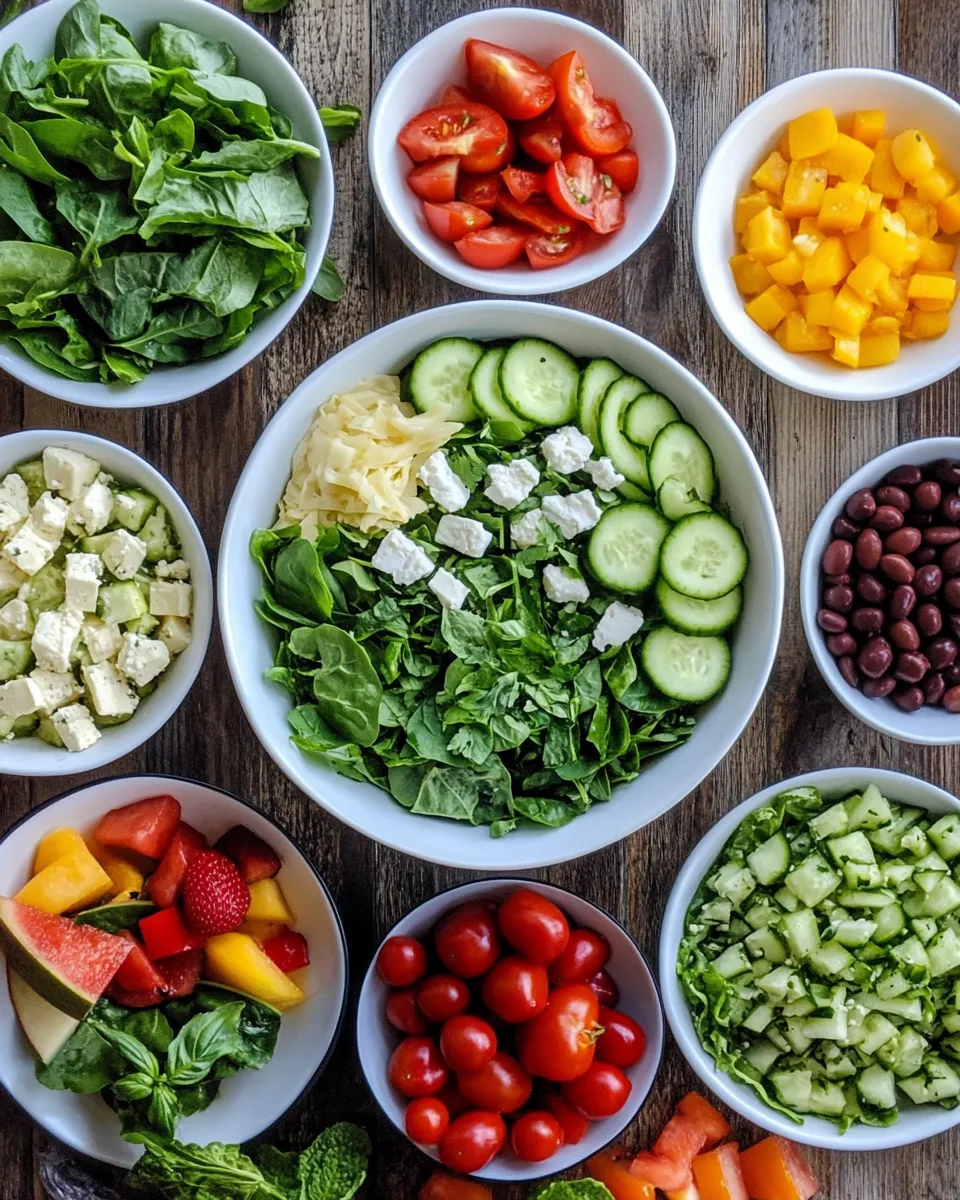 Ingredients for 19 Refreshing Healthy Summer Salads to Beat the Heat