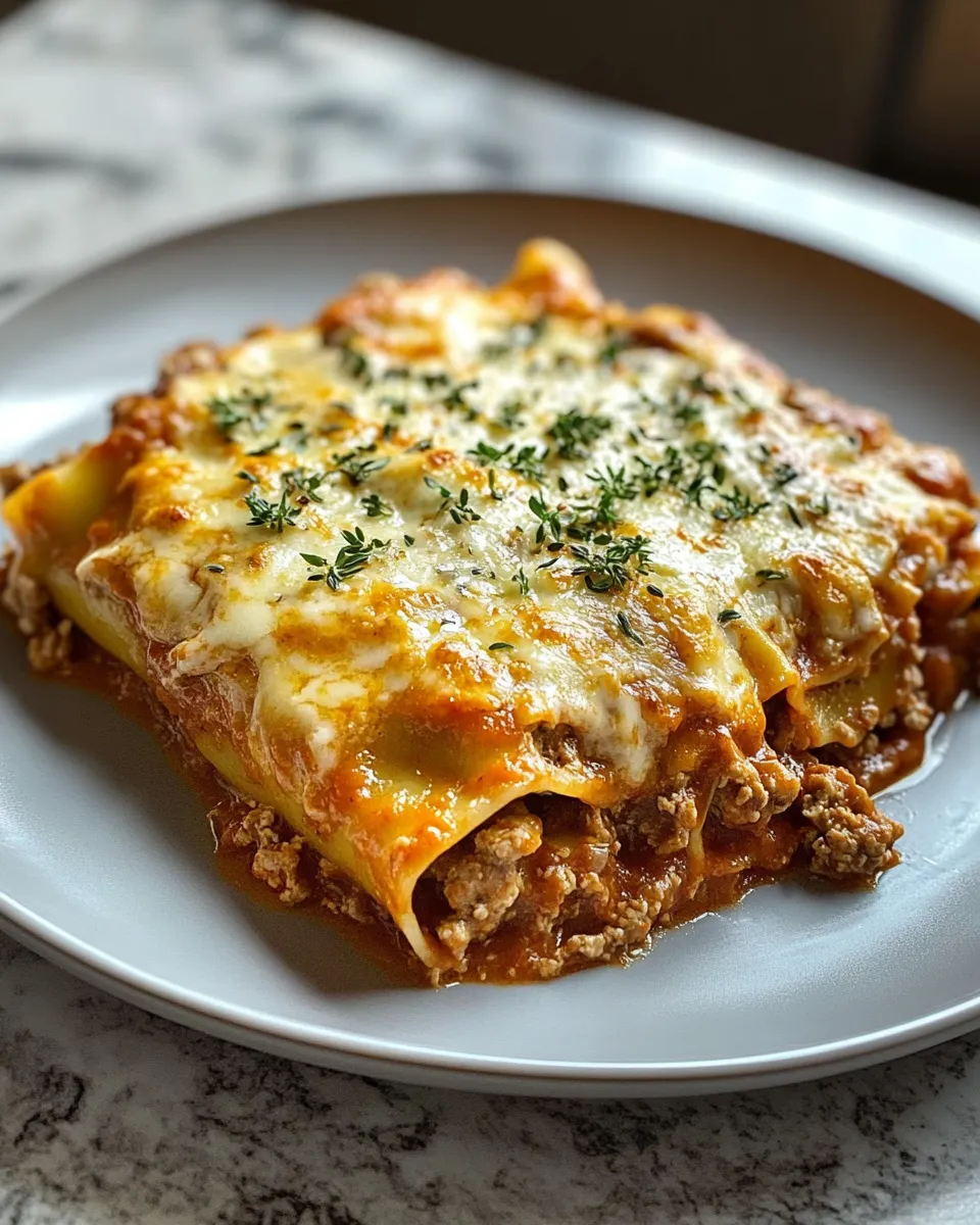 Ingredients for Indulge in Comfort: Baked Beef Cannelloni with Creamy Mozzarella Sauce