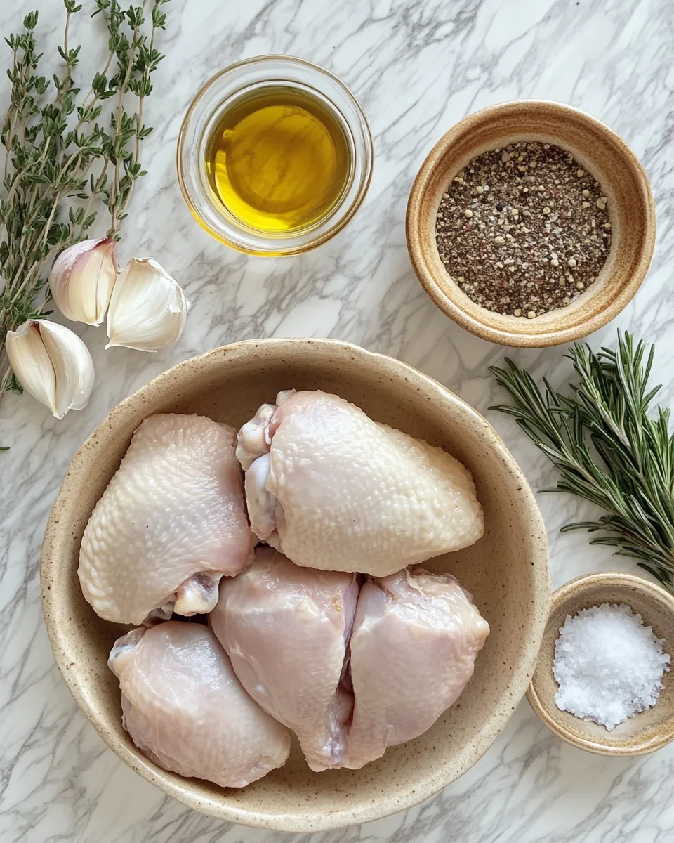 Ingredients for Irresistibly Juicy: The Ultimate Guide to Perfectly Baked Chicken