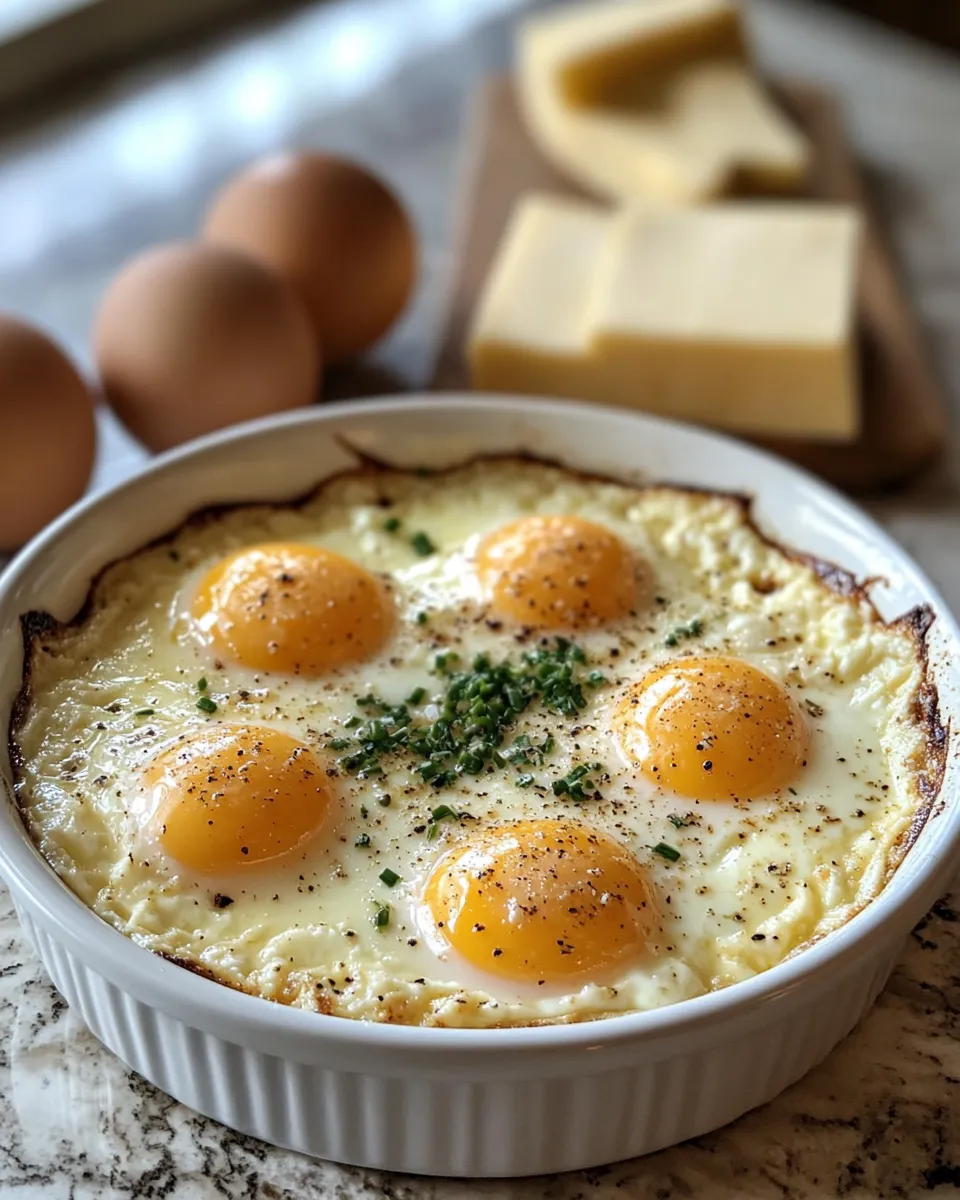 Ingredients for Rise and Shine with Delightful Baked French Eggs