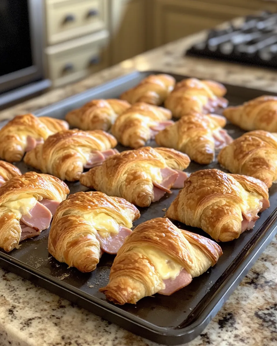Ingredients for Irresistibly Flaky Baked Ham and Cheese Croissants That Will Steal the Show