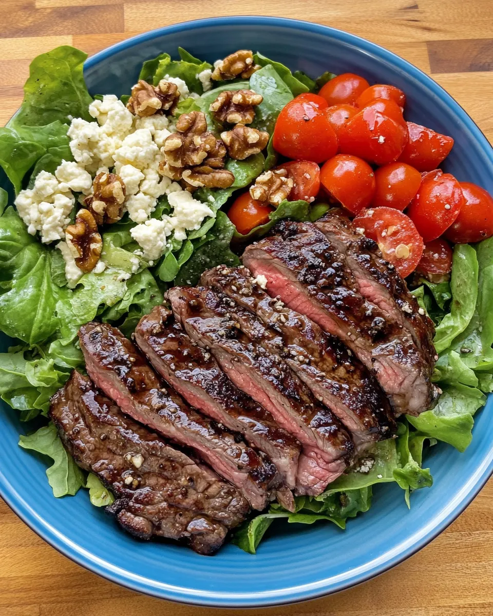 Ingredients for Savor the Flavor: Balsamic Steak Gorgonzola Salad Delight