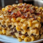 Photo of featured for Savor the Flavor: BBQ Bacon Cheeseburger Mac Cheese Delight