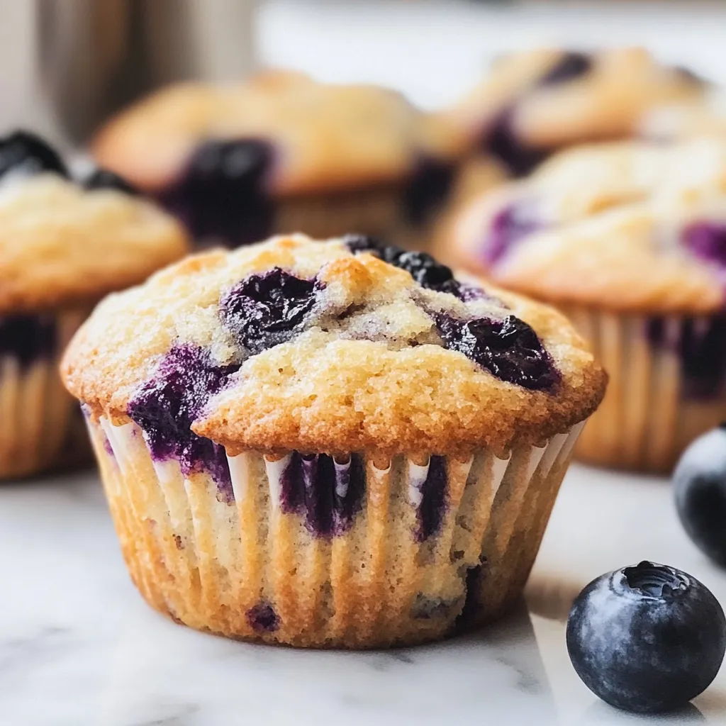 Photo of featured for Irresistibly Fluffy Blueberry Muffin Recipe to Brighten Your Morning