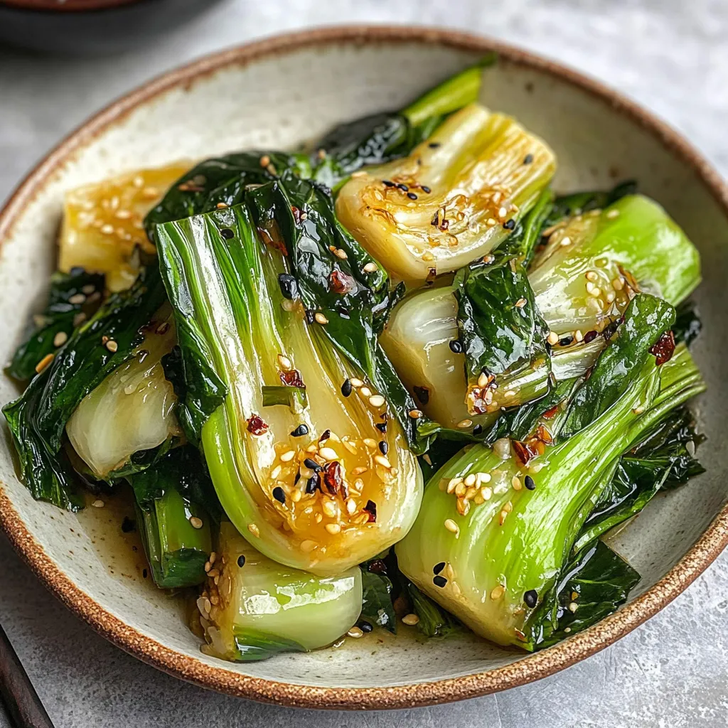 Photo of featured for Savor the Flavor: Irresistible Bok Choy with Garlic and Ginger
