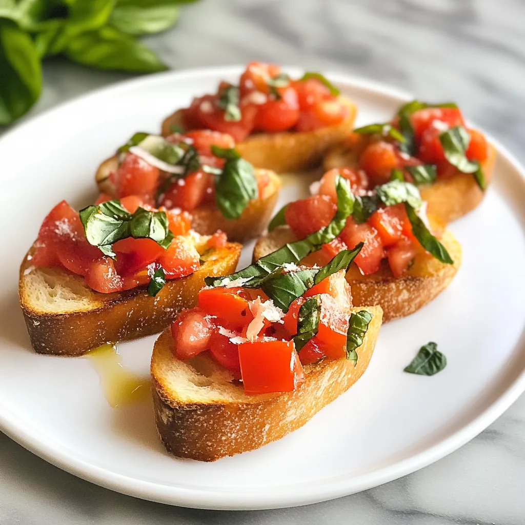 Photo of featured for Savor the Summer: Perfect Bruschetta with Tomato and Basil