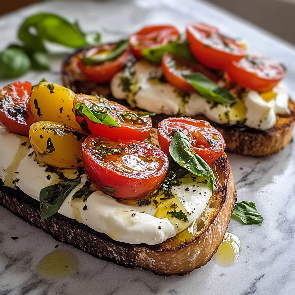 Photo of featured for Irresistible Burrata Bruschetta: A Creamy Twist on a Classic Appetizer