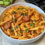 Photo of featured for Savor the South: A Spicy Cajun Shrimp and Sausage Pasta Delight