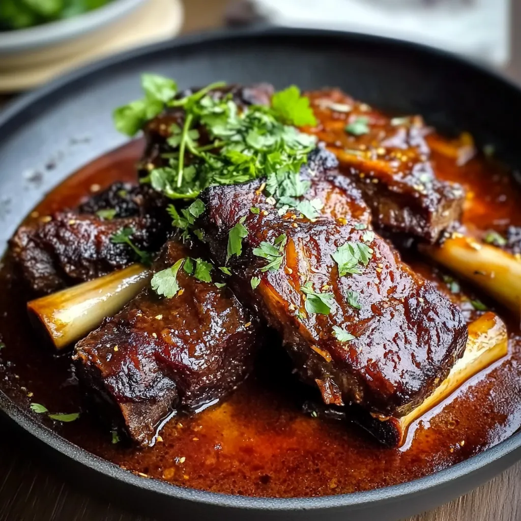 Photo of featured for Savory Bliss: Caramelized Slow Roast Asian Beef Short Rib Unleashed