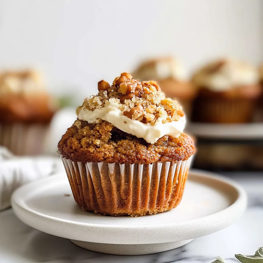 Photo of featured for Deliciously Moist Carrot Cake Muffins to Brighten Your Day